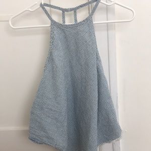 Urban Outfitters Denim Halter Style Shirt